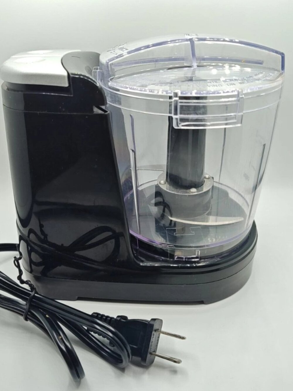 Living Solutions Kitchen Selectives Mini Chopper, Black, 3 cups READ DESCRIPTION